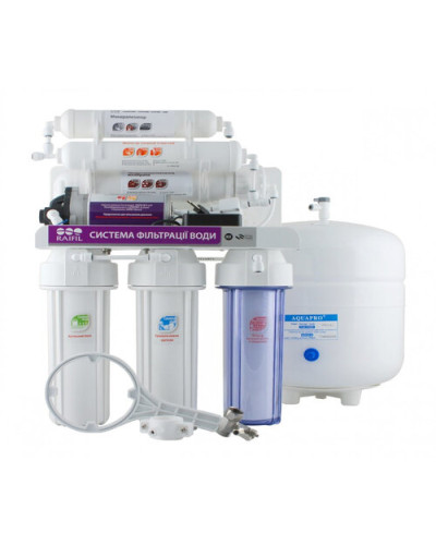 6-стадійная система очищення води GRANDO6 + з помпою RO905-650BR-EZ