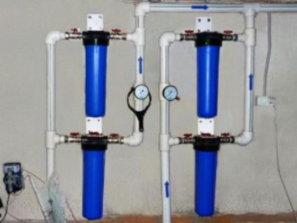 Установка проточного фильтра для воды в полипропиленовую трубу